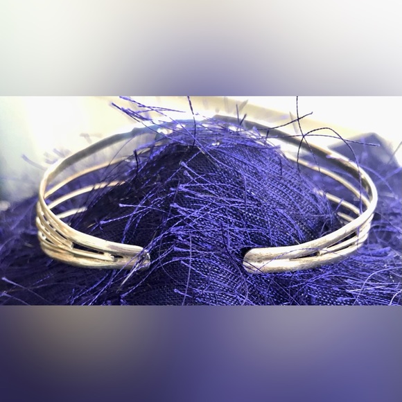 💜Sterling Silver Handcrafted Charoite Cuff Bracelet - Picture 10 of 13